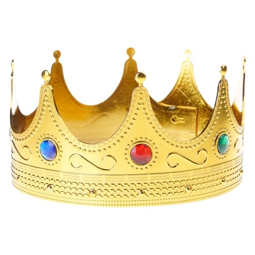 KAHDGSS Königskrone Prinzenkronen und Diademe voller runder Geburtstag Party Hüte Mittelalter Kostüm Zubehör Abschlussball Halloween Prinzenkronen und Diademe KAHDGSS Königskrone Prinzenkronen und Diademe voller runder Geburtstag Party Hüte Mittelalter Kostüm Zubehör Abschlussball Halloween Prinzenkronen und Diademe von KAHDGSS