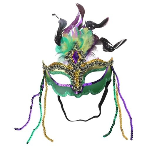 KAHDGSS Kostüm Maskerade Halloween Karneval Cosplay Party Maske Halbgesicht Requisiten von KAHDGSS