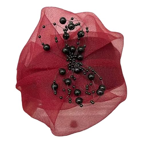 KAHDGSS Krepp-Hut, Rüschen, Tüll, Haarreifen, Bühnenrequisiten, Haarabdeckungen, Themen-Event-Versorgung, formelle Anlässe, Kopfschmuck, Party-Haarteil KAHDGSS Krepp-Hut, Rüschen, Tüll, Haarreifen, Bühnenrequisiten, Haarabdeckungen, Themen-Event-Versorgung, formelle Anlässe, Kopfschmuck, Party-Haarteil von KAHDGSS