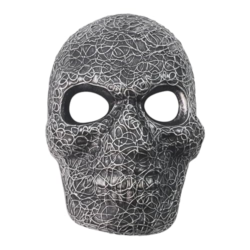 KAHDGSS Maskerade Party Gruseliges Halloween Skelett Totenkopf Vollgesicht für Damen Herren Karneval Geschenke Karneval von KAHDGSS