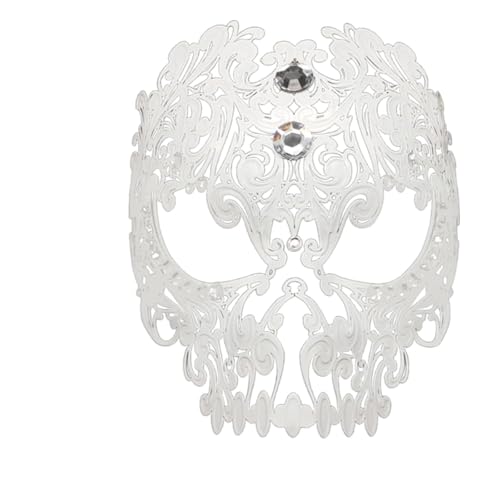 KAHDGSS Masquerade Abend Prom Ball Prinzessin Kostüme Party Venezianer Party Geschenke Für Erwachsene Unisex Maskerade Maske Mit Strasssteinen von KAHDGSS
