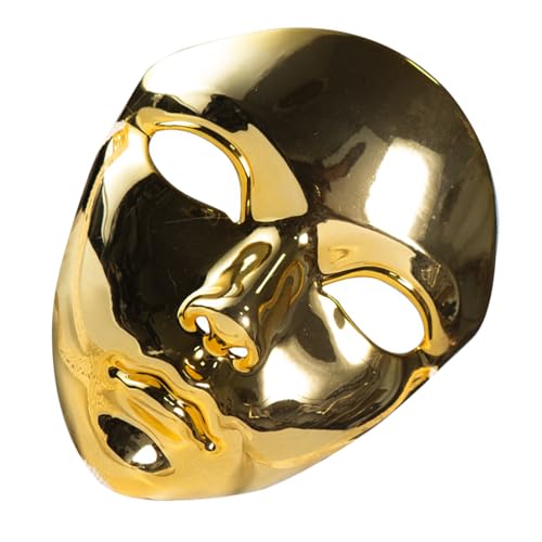 KAHDGSS Metallic Color Halloween Maske Vollgesichtsmaske Maskerade Maske Halloween Kostümzubehör Für Frauen Männer Maskerade von KAHDGSS