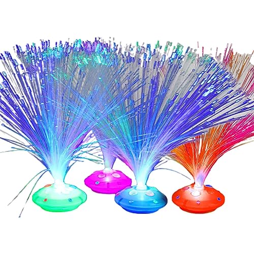 KAHDGSS Mode LED Farbenfrohe Farbwechslung Fiberoptischer Licht/Zuhause Hochzeit Romantikdekorationen Batterieantrieb Faser Nachtlampe Glasfaserleuchte Für Autoquelle Für Kid Tester Wand Theatre Raum von KAHDGSS