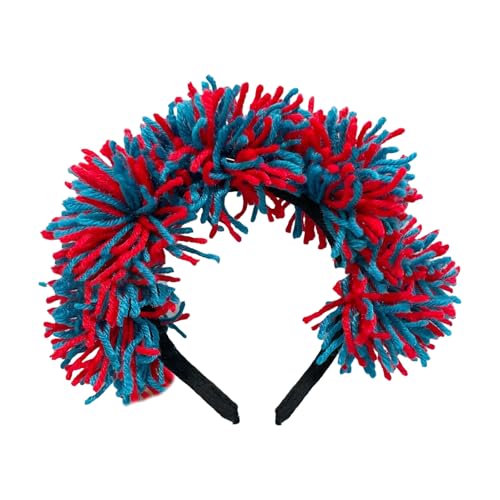 KAHDGSS Patriotischer Haarreif für US-Nationalfeiertag, Familientreffen, Haarband, Pompons, Haarband, Kostüm, Haardekoration, Wahl-Kopfschmuck KAHDGSS Patriotischer Haarreif für US-Nationalfeiertag, Familientreffen, Haarband, Pompons, Haarband, Kostüm, Haardekoration, Wahl-Kopfschmuck von KAHDGSS