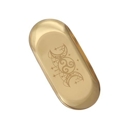 KAHDGSS Pentacle Tablett Schmuck Aufbewahrung Oval Servietten Kerzenhalter Für Couchtisch Zimmer Pentakelschmuck Aufbewahrung Ovaler Serviette Für Couchtisch Zimmer von KAHDGSS