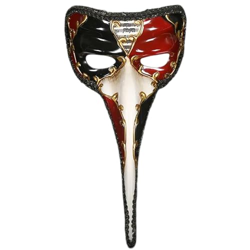 KAHDGSS Plagues Doctor Venezianer Langes Nase Sterevunk Scary Novel Item Halloween Cosplay Kostüm Requisiten Maskerade Maske KAHDGSS Plagues Doctor Venezianer Langes Nase Sterevunk Scary Novel Item Halloween Cosplay Kostüm Requisiten Maskerade Maske von KAHDGSS