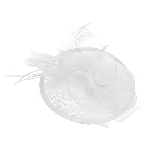 KAHDGSS Raffinierte Leinenparty Accessoire Multifunktionales Leinen Cloche Ladies Für Brautparty Und Fotografie von KAHDGSS
