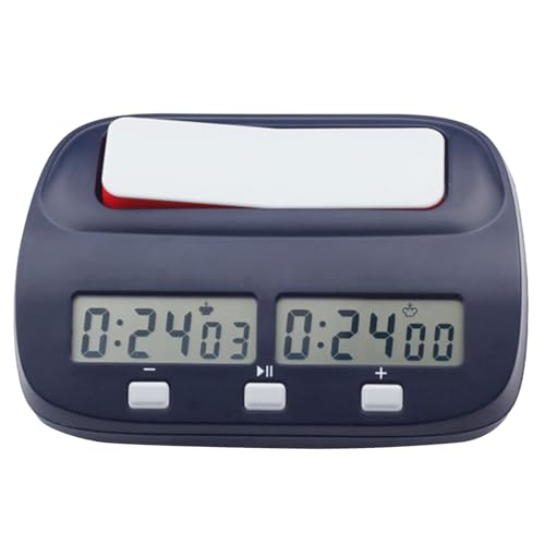 KAHDGSS Schachuhr Digital Timer Professionelles Game Timer Mit Bonusverzögerungszählung Alarm Für Schachbrettspiel von KAHDGSS