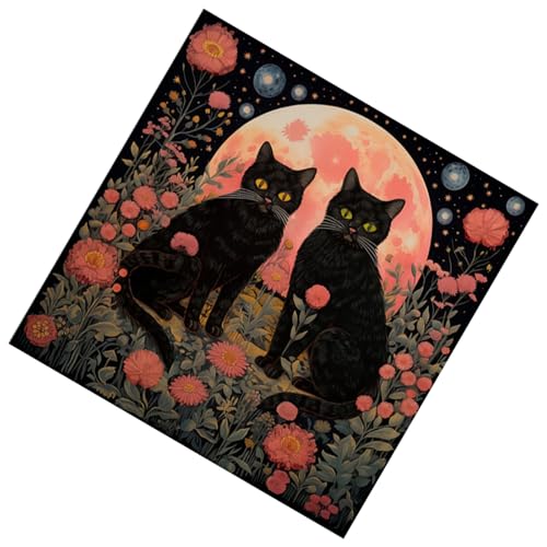 KAHDGSS Tarots Tischdecke Divinations Kartentisch Deckt Oracles Brettspiel Mat Square Pendulums Altars Tischtuch 3 Größe Option von KAHDGSS