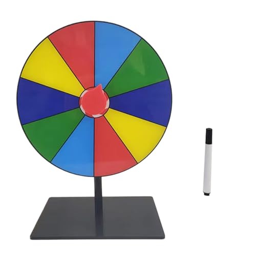 KAHDGSS Vermögen Party Turn Plate Tabletop Preis Plattentable Roulette Wheel Löschen Wiederverwendbares Vermögen Rad Enduring von KAHDGSS