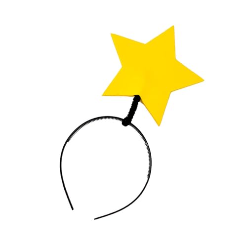 KAHDGSS Verstellbares Lustiges Sonnenstadband Weiches Haar Accessoire Für Halloween School Play Maskerades Requisiten Sternhaarbänder von KAHDGSS