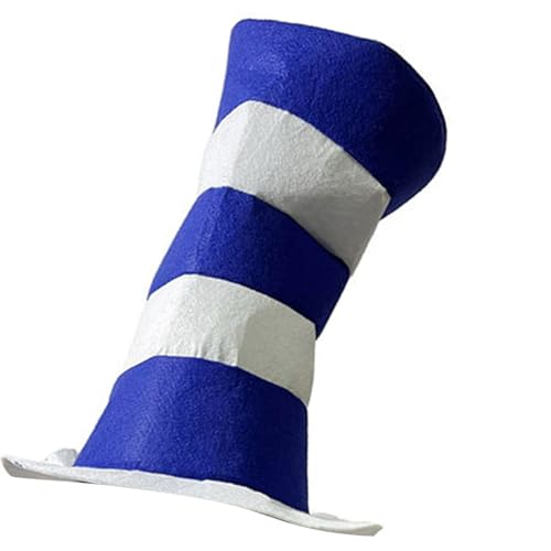 KAHDGSS Vliesstoff Stoff Hochhut Bunte Streifenhut Cosplay Performances Festives Für Halloween Karnevale KAHDGSS Vliesstoff Stoff Hochhut Bunte Streifenhut Cosplay Performances Festives Für Halloween Karnevale von KAHDGSS