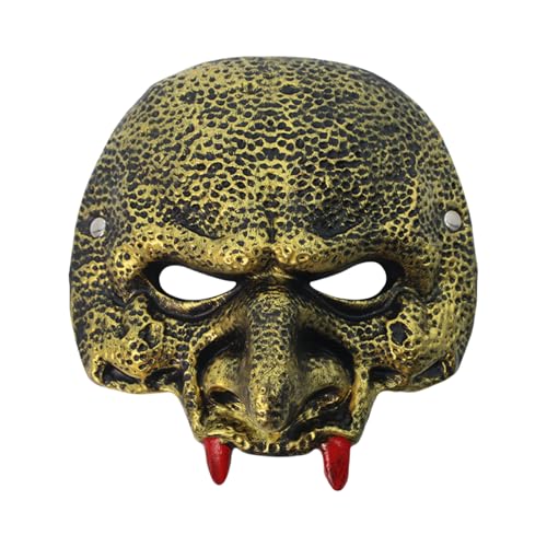 KAHDGSS Vollgesichts-Maskerade aus Gummischaum, für Mottoparty, Halloween, Cosplay, Party, Requisiten, Kobolde, halbes Gesicht von KAHDGSS