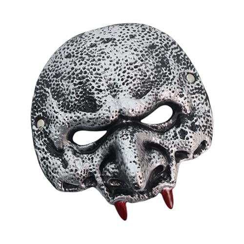 KAHDGSS Vollgesichts-Maskerade aus Gummischaum, für Mottoparty, Halloween, Cosplay, Party, Requisiten, Kobolde, halbes Gesicht von KAHDGSS