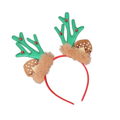 KAHDGSS Weihnachts Rentier Antlers Haarband Mit Jinglings Glocken Leichte Haarzubehör Für Erwachsene Kinder Holiday Party Haarzubehör Accessoires KAHDGSS Weihnachts Rentier Antlers Haarband Mit Jinglings Glocken Leichte Haarzubehör Für Erwachsene Kinder Holiday Party Haarzubehör Accessoires von KAHDGSS