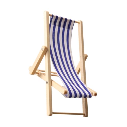 Liege Miniatur-Display für Puppenhäuser im Maßstab 1:12 für Rollenspiele und Display, realistische Holzmöbel, Liegestuhl-Modell Liege Miniatur-Display für Puppenhäuser im Maßstab 1:12 für Rollenspiele und Display, realistische Holzmöbel, Liegestuhl-Modell von KAHDGSS