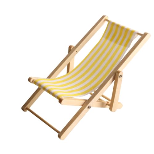 Liege Miniatur-Display für Puppenhäuser im Maßstab 1:12 für Rollenspiele und Display, realistische Holzmöbel, Liegestuhl-Modell Liege Miniatur-Display für Puppenhäuser im Maßstab 1:12 für Rollenspiele und Display, realistische Holzmöbel, Liegestuhl-Modell von KAHDGSS