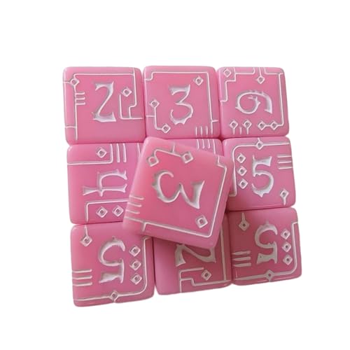 Mechanische Industrielle Acryl Dices Square Edged Eck Nummer 6 Seiten Dices Für Tabletops Spiel Und Mathematik Bildungsfeier Accessoires von KAHDGSS