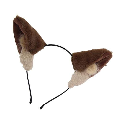 Welpen-Ohren-Haarband, Foto-Requisiten, pelziger Haarreif, Stirnband, Party-Kopfschmuck, lustige Stirnbänder für Musik-Festivals Welpen-Ohren-Haarband, Foto-Requisiten, pelziger Haarreif, Stirnband, Party-Kopfschmuck, lustige Stirnbänder für Musik-Festivals von KAHDGSS