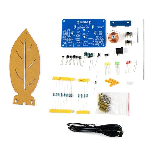 Wissenschaftliche Praxis, Schweißen, elektromagnetisch, schwingende Schaukel mit LED-Beleuchtung, Elektronik, geeignet zum Lernen Wissenschaftliche Praxis, Schweißen, elektromagnetisch, schwingende Schaukel mit LED-Beleuchtung, Elektronik, geeignet zum Lernen von KAHDGSS