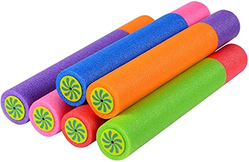 KAHEIGN 6Pcs Wasserpistolen für Kinder, 33CM Bunte Spritzpistole Wasserspritze Schaum Wasserspritzpistole Strandspielzeug, Kinder Wasserpistolen Super Wasserblaster für Pool Strand Outdoor KAHEIGN 6Pcs Wasserpistolen für Kinder, 33CM Bunte Spritzpistole Wasserspritze Schaum Wasserspritzpistole Strandspielzeug, Kinder Wasserpistolen Super Wasserblaster für Pool Strand Outdoor von KAHEIGN