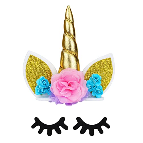 Einhorn Kuchen Topper,Goldn Einhorn Kuchen Topper mit Wimpern und Stand Einhorn Kuchen Dekorationen Unicorn Cake Topper für Junge Mädchen Kinder Baby Dusche Geburtstag Hochzeit Party Dekoration Einhorn Kuchen Topper,Goldn Einhorn Kuchen Topper mit Wimpern und Stand Einhorn Kuchen Dekorationen Unicorn Cake Topper für Junge Mädchen Kinder Baby Dusche Geburtstag Hochzeit Party Dekoration von KAIAIWLUO