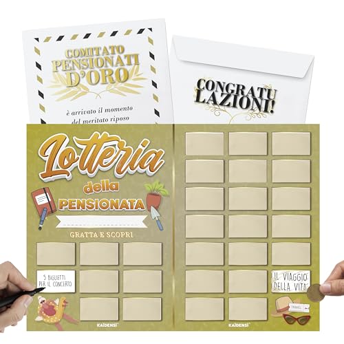 Rente Geschenke für Damen - Personalisiertes Spiel Rubbelspiel - Scherzartikel Lustige Geschenke Rente Geschenke für Damen - Personalisiertes Spiel Rubbelspiel - Scherzartikel Lustige Geschenke von KAÏDENSÏ