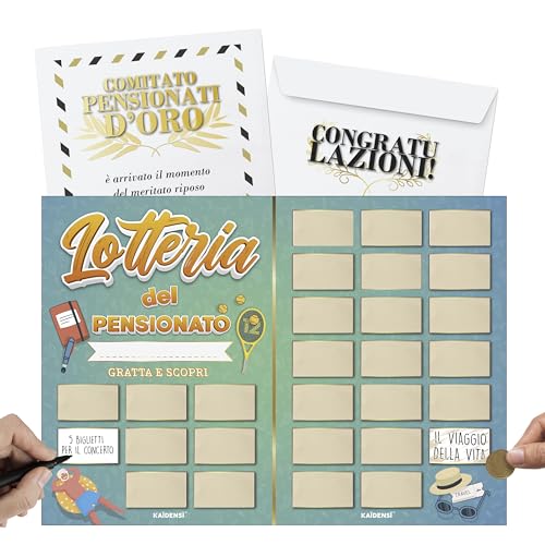 Rente Geschenke für Herren - Personalisiertes Spiel Rubbelspiel - Witze Lustige Geschenke von KAÏDENSÏ