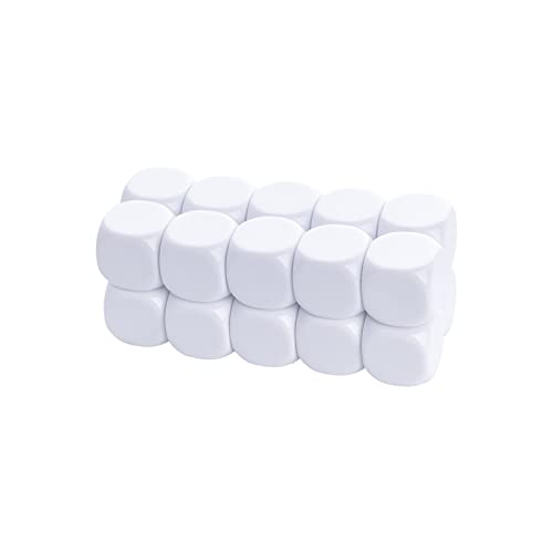 Kaiheng 22mm weiß Würfel 20pcs Groß Blankowürfel 6-Seitiger Spielwürfel Würfelset zum Würfelspiel Brettspiel, Lernen, Basteln, DIY, Zahlen Kaiheng 22mm weiß Würfel 20pcs Groß Blankowürfel 6-Seitiger Spielwürfel Würfelset zum Würfelspiel Brettspiel, Lernen, Basteln, DIY, Zahlen von KAIHENG