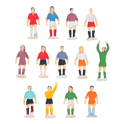 KAILIKETIY Fußball-actionfiguren 13er-Set Kunststoffverarbeitung Rutschfester Sockel Elegante Tischdekoration Für Den Innenbereich von KAILIKETIY