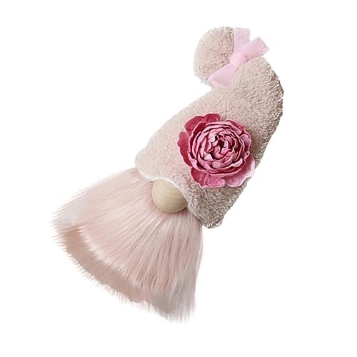 KAILIKETIY 1 Stück gesichtslose Puppe Gnomenfiguren Heimdekoration gefüllte Zwerge plüsch büroradio bürolocher bartwachs strandparty unikal Puppenspielzeug für Wohnkultur Stoff Rosa von KAILIKETIY