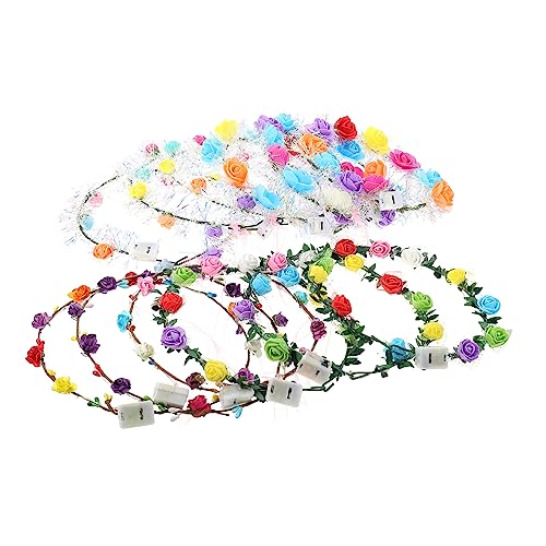 KAILIKETIY 12Stücke Leuchtendes Haarband Glühende Kopfbedeckungen für Partys Hochzeiten und Festivals Garland Design Robuste Materialien Einzigartiger Visueller KAILIKETIY 12Stücke Leuchtendes Haarband Glühende Kopfbedeckungen für Partys Hochzeiten und Festivals Garland Design Robuste Materialien Einzigartiger Visueller von KAILIKETIY