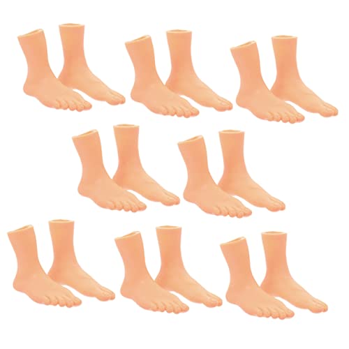 KAILIKETIY 16Stücke Teiliges aus Fingerpuppen mit Menschlichen Füßen Pädagogisches für Kreative Spiele und Interaktionen mit Haustieren Sicher und Lustig von KAILIKETIY