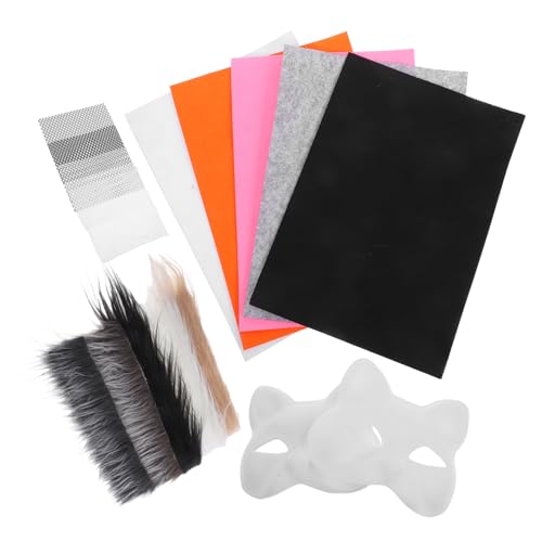 KAILIKETIY 1Satz Katzenmasken Set zum Selbermachen Leere Tiermasken und Mattem DIY Kostümzubehör für Halloween Cosplay und Partys Zubehör für Gestalten KAILIKETIY 1Satz Katzenmasken Set zum Selbermachen Leere Tiermasken und Mattem DIY Kostümzubehör für Halloween Cosplay und Partys Zubehör für Gestalten von KAILIKETIY