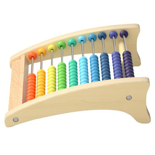 KAILIKETIY 1Satz Rechenperlen aus Holz Montessori Lernspielzeug für Fördert Mathematische Fähigkeiten und Kritisches für Vorschulkinder Jahren von KAILIKETIY