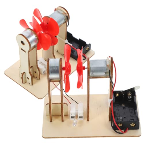 KAILIKETIY 2 Sätze Windgenerator Bastelset für DIY Lernmodell für Windkraft Experimente Wissenschaftliche Erziehung für Draußen und Garten KAILIKETIY 2 Sätze Windgenerator Bastelset für DIY Lernmodell für Windkraft Experimente Wissenschaftliche Erziehung für Draußen und Garten von KAILIKETIY