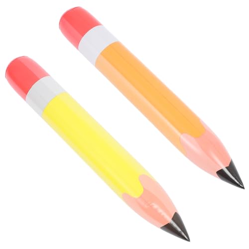 KAILIKETIY 2 Stück Giant Inflatable Pencil Dekoration Bunte Luftballon Bleistifte für Geburtstagsfeiern Klassenzimmer Dekorationen und Fotorequisiten PVC Sicher für Orange und Gelb KAILIKETIY 2 Stück Giant Inflatable Pencil Dekoration Bunte Luftballon Bleistifte für Geburtstagsfeiern Klassenzimmer Dekorationen und Fotorequisiten PVC Sicher für Orange und Gelb von KAILIKETIY