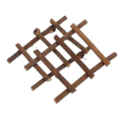 KAILIKETIY 2 Stück Leiter Rattan für Puppenhausmöbel und Mikro Landschaftsdekoration Garten Ornament Prop für Bastelprojekte von KAILIKETIY