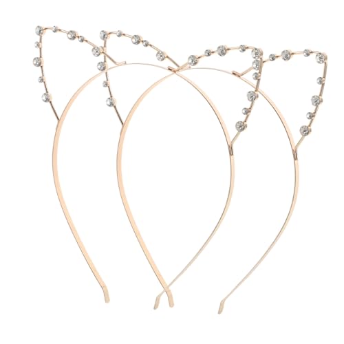 KAILIKETIY 2Stücke Katzenohr Haarreif für Charmantes Stirnband für Cosplay Partys und Hautpflege Leichtes Haarstyling Accessoire und Praktisch KAILIKETIY 2Stücke Katzenohr Haarreif für Charmantes Stirnband für Cosplay Partys und Hautpflege Leichtes Haarstyling Accessoire und Praktisch von KAILIKETIY