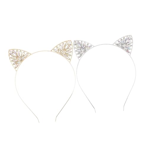 KAILIKETIY 2Stücke Katzenohren Haarreifen Glitzernde Stirnbänder für Accessoire für Partys und Besondere Anlässe KAILIKETIY 2Stücke Katzenohren Haarreifen Glitzernde Stirnbänder für Accessoire für Partys und Besondere Anlässe von KAILIKETIY