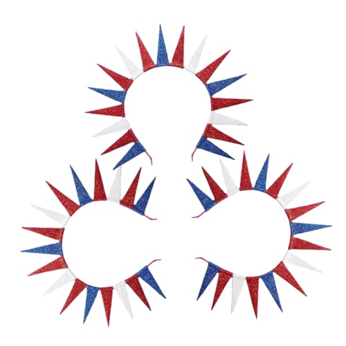 KAILIKETIY 3 Stück Teiliges Patriotic Haarband mit Freiheitsstatue für Unabhängigkeitstag Amerikanische Themenpartys Stilvolles Partyzubehör für KAILIKETIY 3 Stück Teiliges Patriotic Haarband mit Freiheitsstatue für Unabhängigkeitstag Amerikanische Themenpartys Stilvolles Partyzubehör für von KAILIKETIY