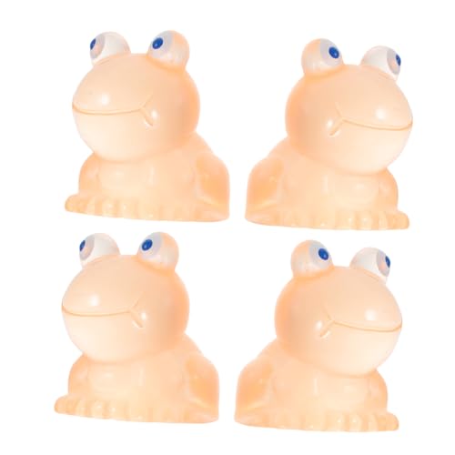 KAILIKETIY 4 Stück Miniatur Froschfiguren Leuchtende Harz Dekoration für Aquarium und Mikrolandschaft Kleine Frösche für Garten und Puppenhaus KAILIKETIY 4 Stück Miniatur Froschfiguren Leuchtende Harz Dekoration für Aquarium und Mikrolandschaft Kleine Frösche für Garten und Puppenhaus von KAILIKETIY