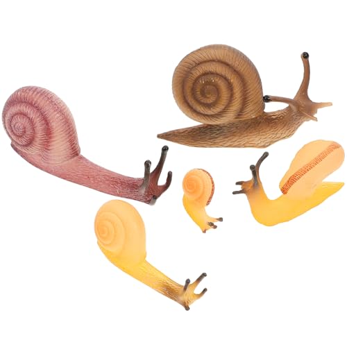 KAILIKETIY 5 Stücke Schnecke Figurine Simulation Tier Figuren Kinder Spielzeug Schnecke Modell Realistische Design KAILIKETIY 5 Stücke Schnecke Figurine Simulation Tier Figuren Kinder Spielzeug Schnecke Modell Realistische Design von KAILIKETIY