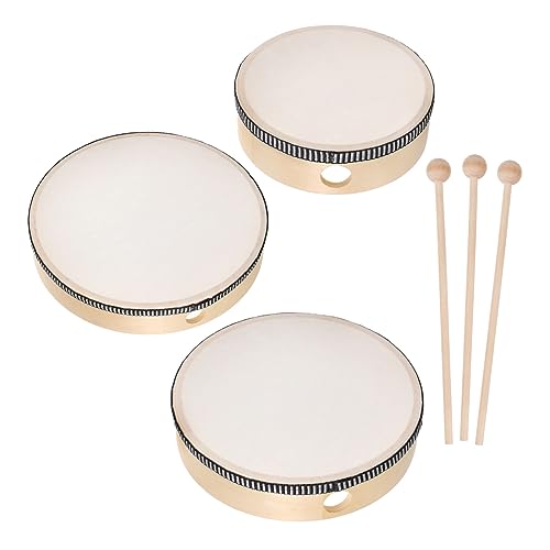 KAILIKETIY 6Stücke Teiliges Handtrommelset für Hochwertigem Holz Fördert Rhythmusgefühl und Koordination für Partys und Geburtstage KAILIKETIY 6Stücke Teiliges Handtrommelset für Hochwertigem Holz Fördert Rhythmusgefühl und Koordination für Partys und Geburtstage von KAILIKETIY