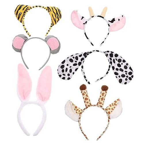 KAILIKETIY 6Stücke Teiliges Tierform Stirnband für Entzückende Cartoon Haarbänder für Partys aus Hochwertigem Langlebig und Komfortabel KAILIKETIY 6Stücke Teiliges Tierform Stirnband für Entzückende Cartoon Haarbänder für Partys aus Hochwertigem Langlebig und Komfortabel von KAILIKETIY