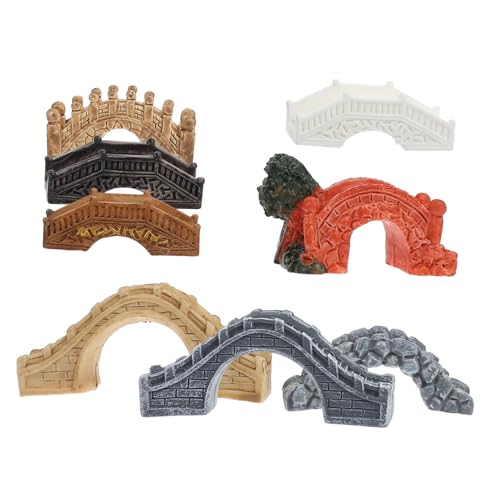 KAILIKETIY 8 Stück Brücke Zubehör für Feengärten Teiliges für Mikrolandschaften Bonsai und Terrarien Wetterbeständiges Harz für Innen und Außenbereiche KAILIKETIY 8 Stück Brücke Zubehör für Feengärten Teiliges für Mikrolandschaften Bonsai und Terrarien Wetterbeständiges Harz für Innen und Außenbereiche von KAILIKETIY