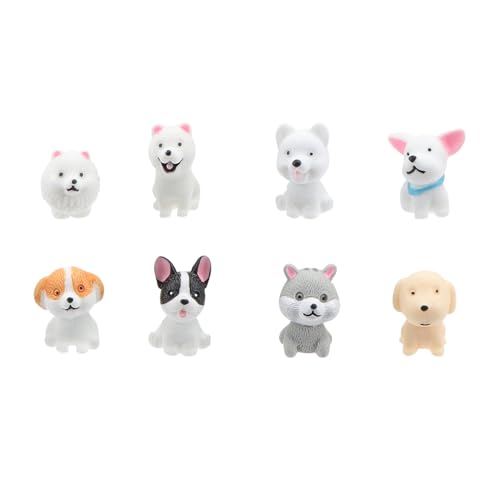 KAILIKETIY 8Stücke Miniatur Hunde Ornamente Kreative Desktop Dekoration aus Hochwertigem Harz Zufällige für Wohnräume Lebendig und Langlebig für Zuhause KAILIKETIY 8Stücke Miniatur Hunde Ornamente Kreative Desktop Dekoration aus Hochwertigem Harz Zufällige für Wohnräume Lebendig und Langlebig für Zuhause von KAILIKETIY