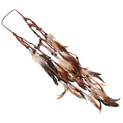 KAILIKETIY Bohemian Stil Haarband Für Handgefertigtes Festival Kopfschmuck Mit Federn Leicht Und Bequem Für Partys Und Besondere Anlässe Für Hippie-looks Und Kreative Frisuren von KAILIKETIY