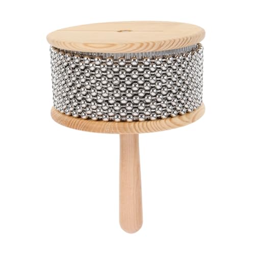 KAILIKETIY Cabasa Metall Percussion Instrument mit Holzgriff Kognitives Lernspielzeug für Mädchen Sicheres Glattes Schlaginstrument für Frühkindliche Musikalische KAILIKETIY Cabasa Metall Percussion Instrument mit Holzgriff Kognitives Lernspielzeug für Mädchen Sicheres Glattes Schlaginstrument für Frühkindliche Musikalische von KAILIKETIY