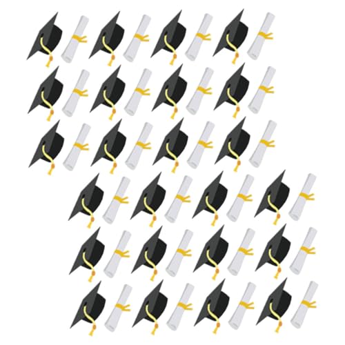KAILIKETIY Doktorhut Konfetti Papier Abschlussdeko Partydekoration für Klassenraum und Feier Sichere Streudeko Abschlussfeier Tischdekoration Festlich von KAILIKETIY